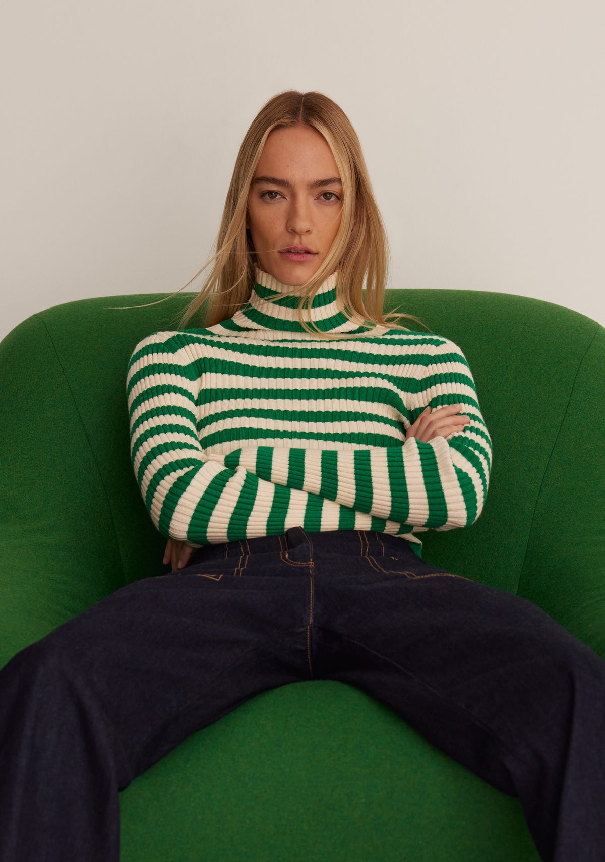 Morrison Sale | Kaia Skivvie | Green Stripe