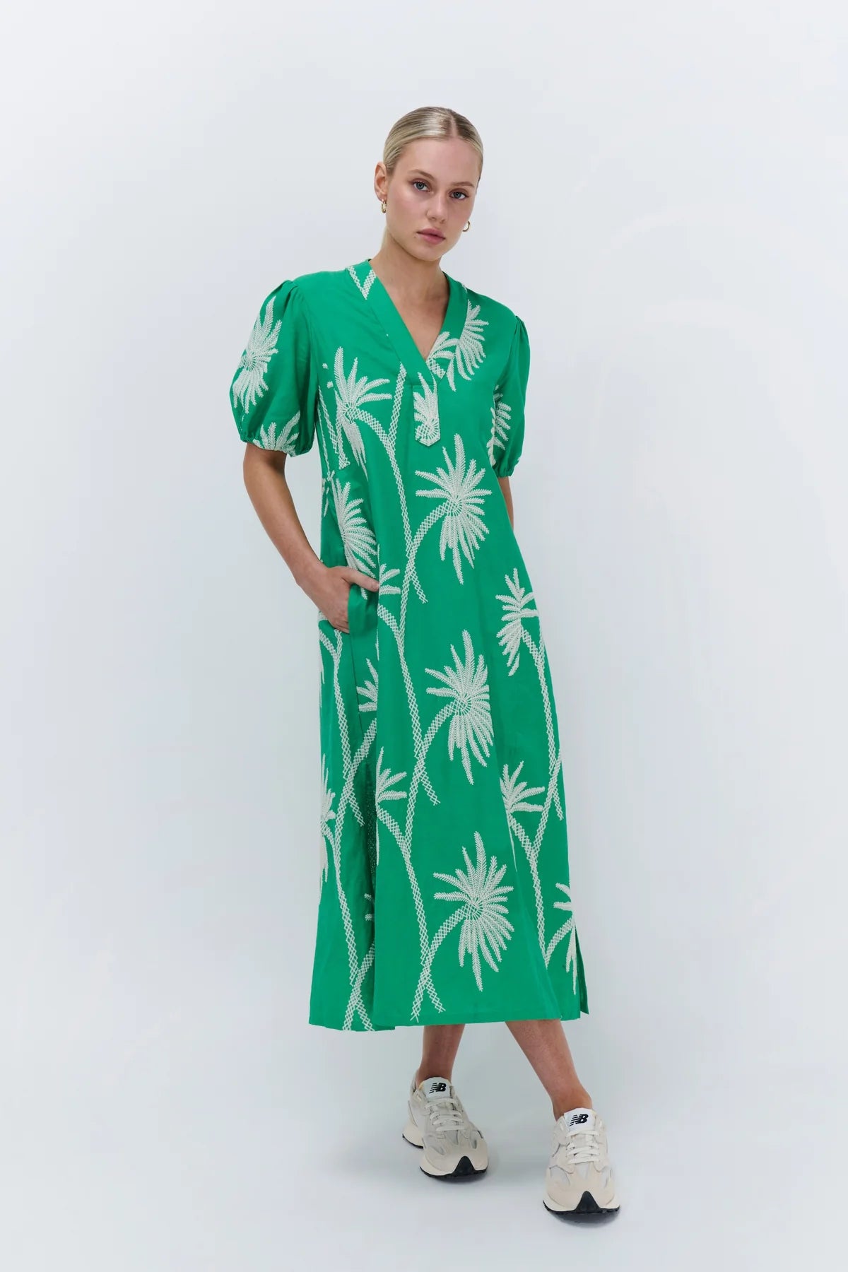 Kireina | Courtney Dress | Apple Green