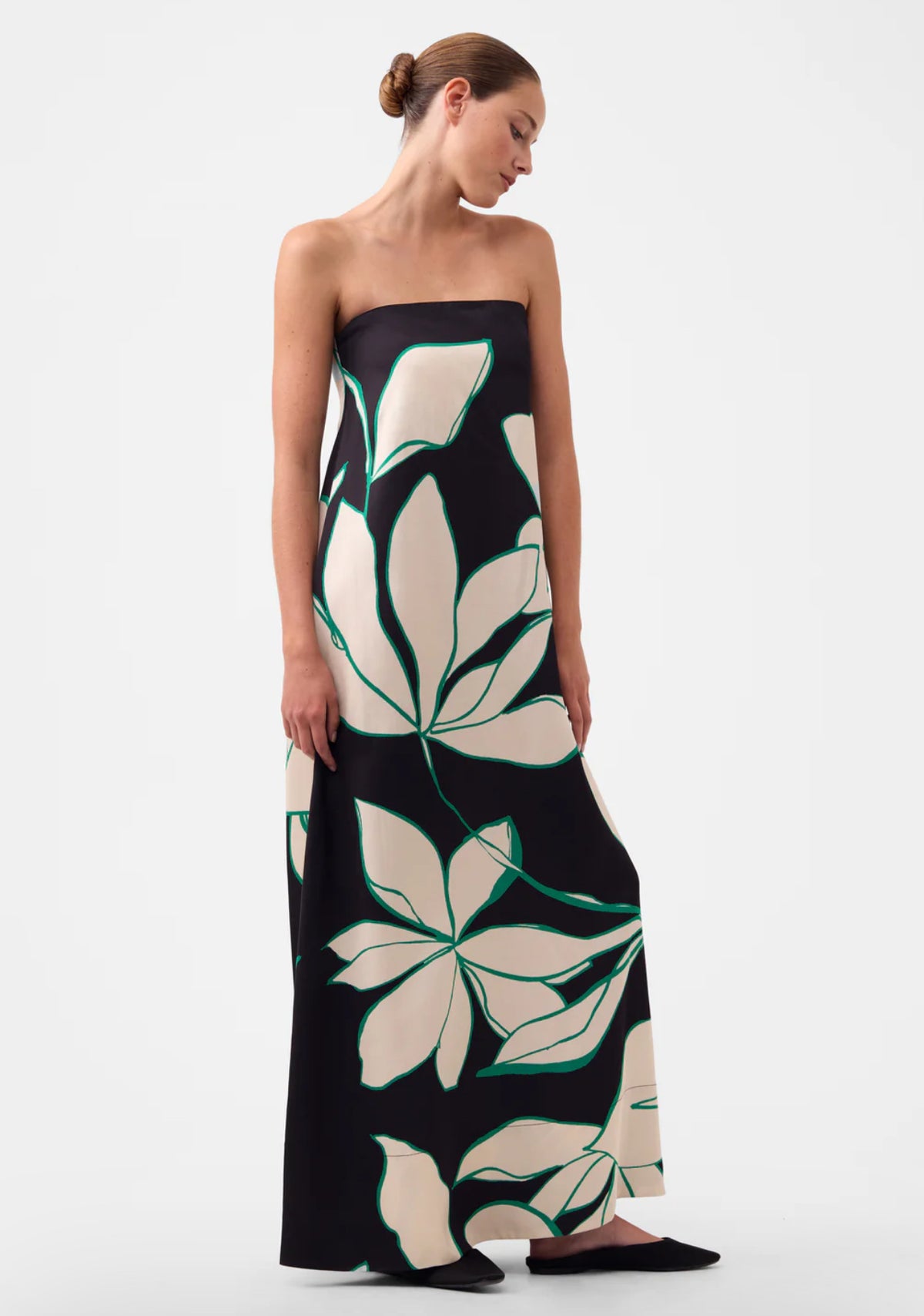 Morrison Clothing | Willow Strapless Dress | Print