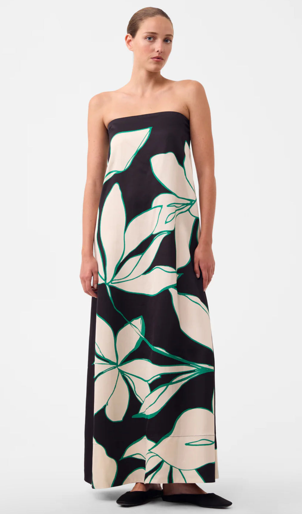 Morrison Clothing | Willow Strapless Dress | Print