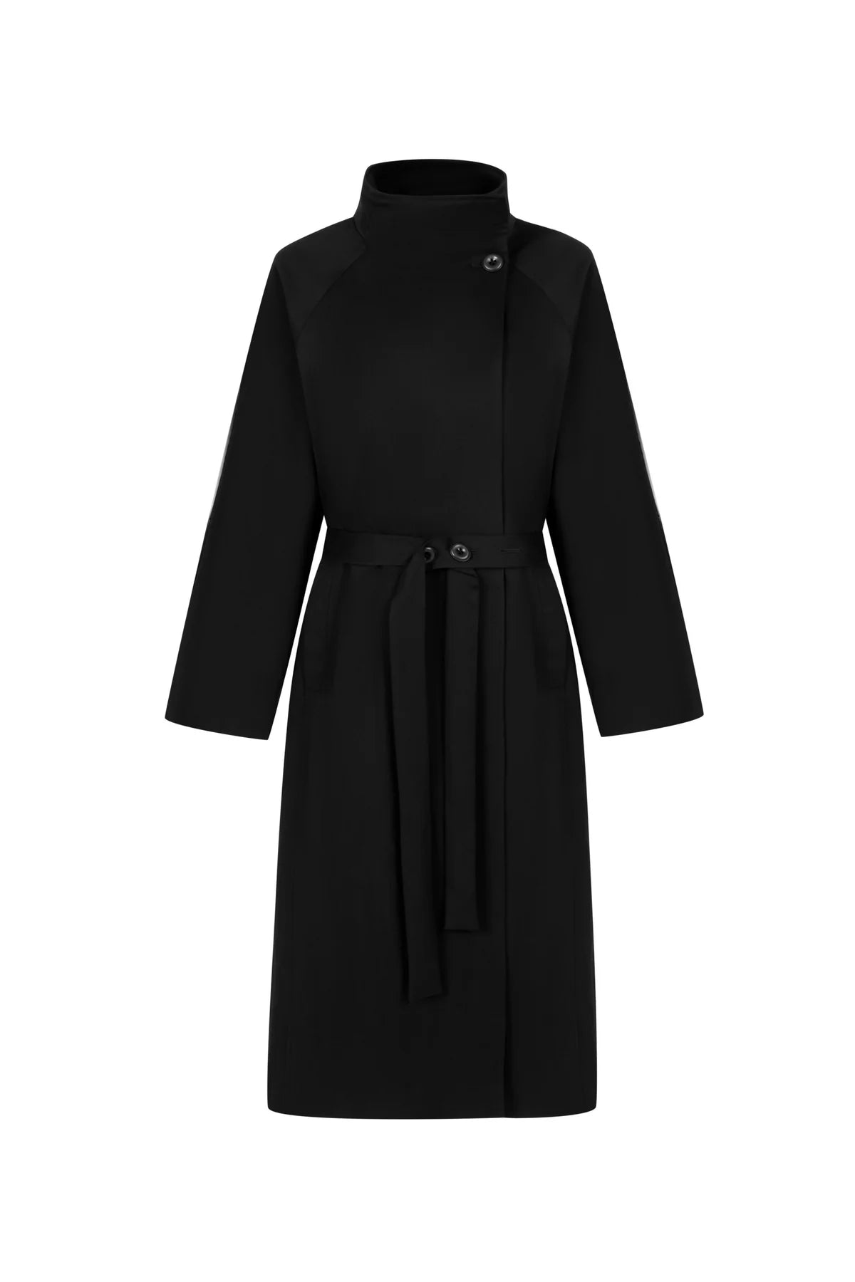 GDS | Drop Shoulder Trench Coat | Black