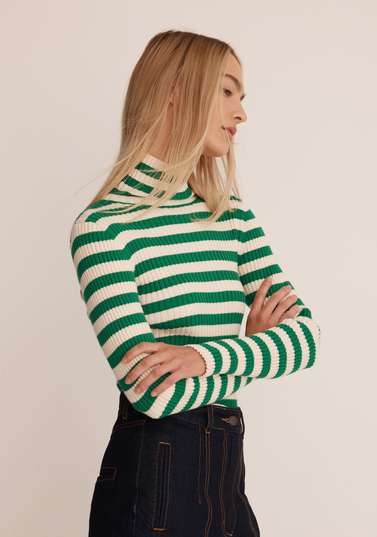 Morrison Sale | Kaia Skivvie | Green Stripe