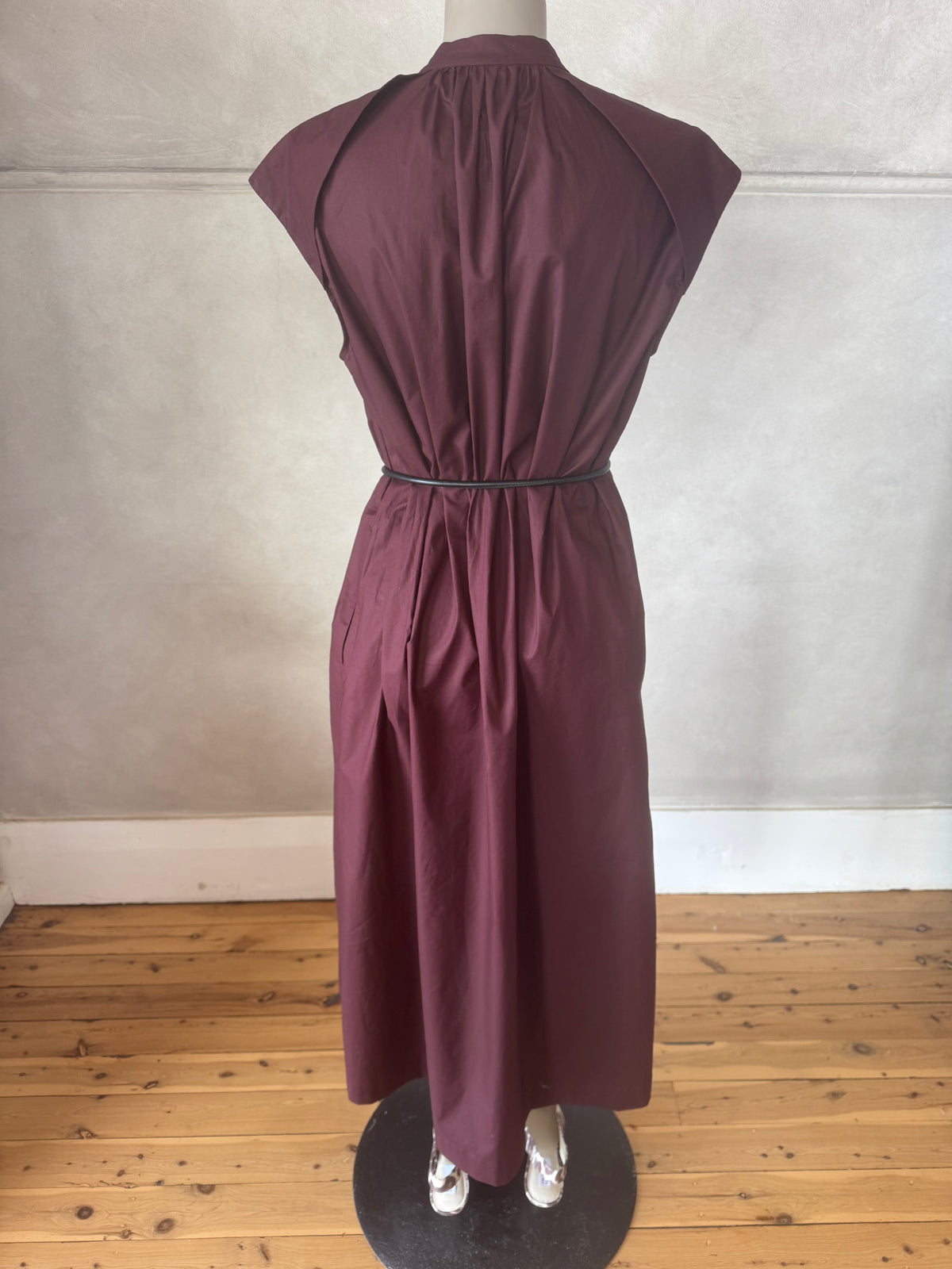 Foemina | Hunter Dress | Burgundy Poplin