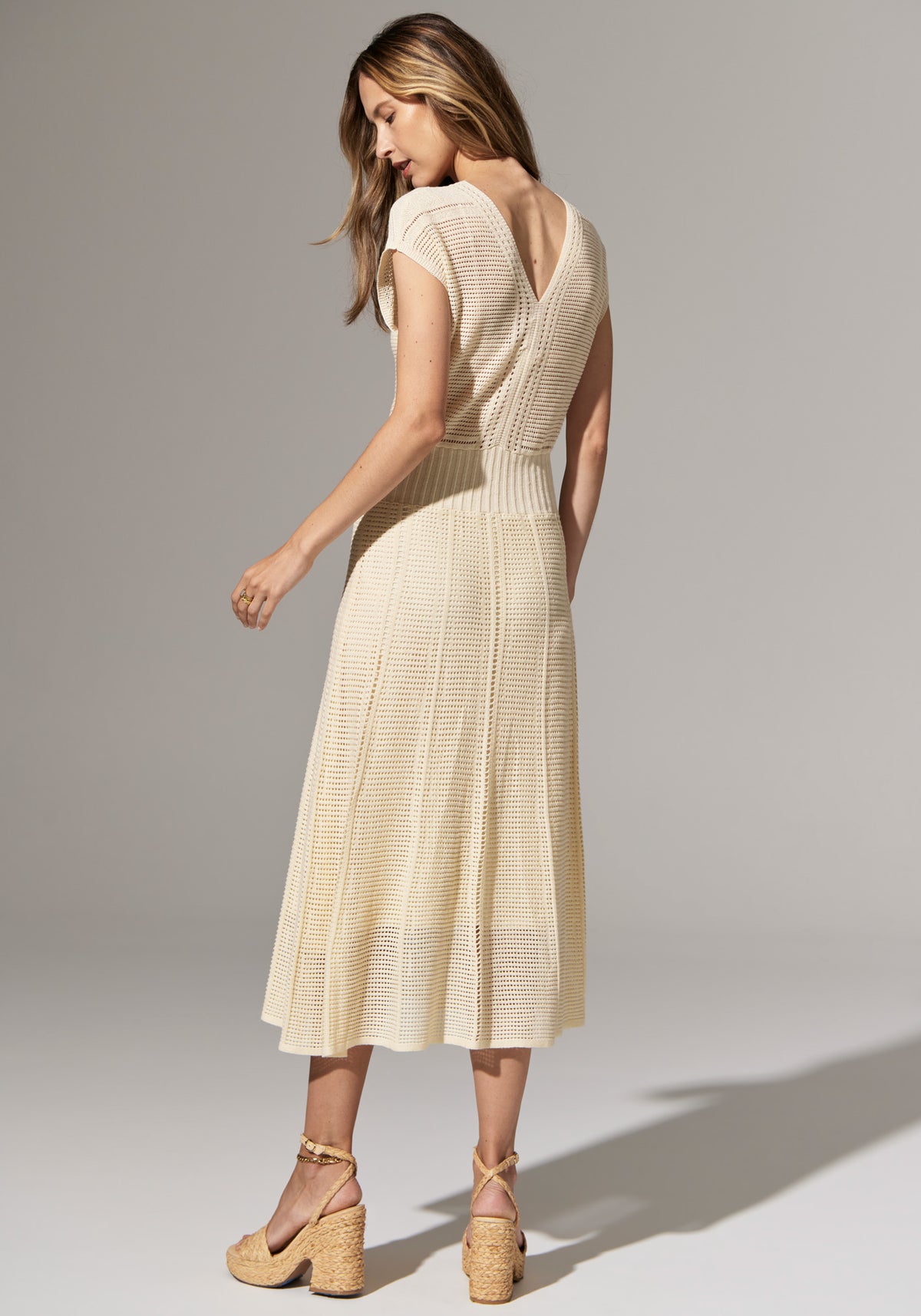 POL Clothing | Paco Knit Dress | Ivory