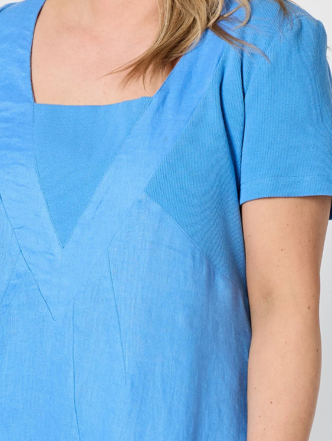 Gordon Smith | Le Marais Dress | Cornflower
