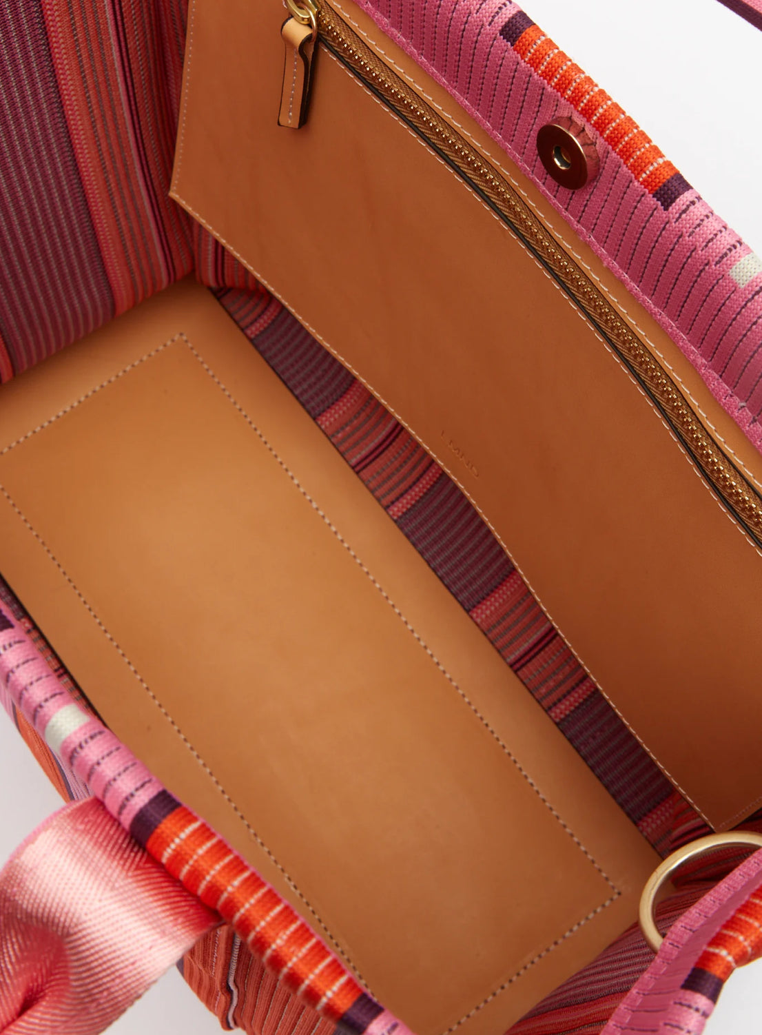 LMND | Rialto Large Tote | Mandarina/Plumeria/Fig Stripe