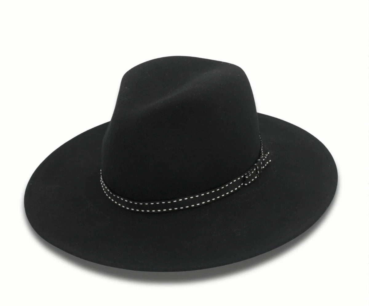 Canopy Bay | Franklin Fedora | Black