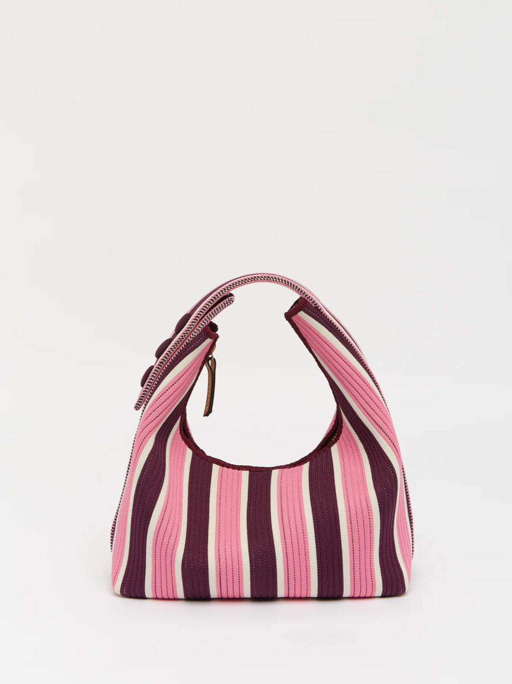 LMND | Lilo Stripes Mini Bag | Fig/Plumeria Stripe