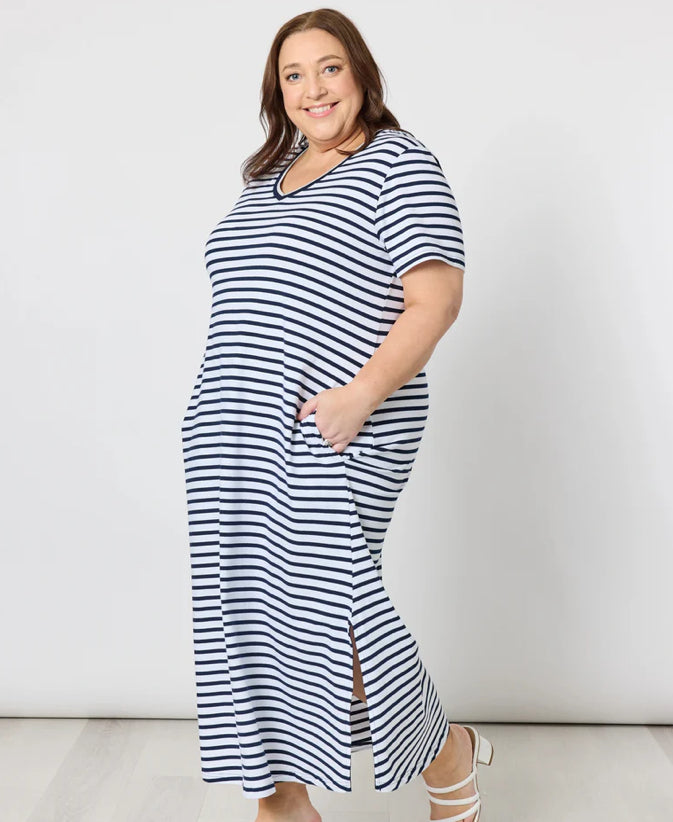 Gordon Smith | Gemma Stripe Dress | Navy/White