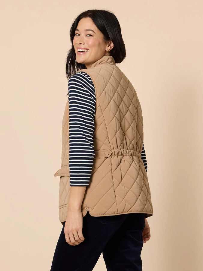 Gordon Smith | Hampton Quilted Vest | Caramel