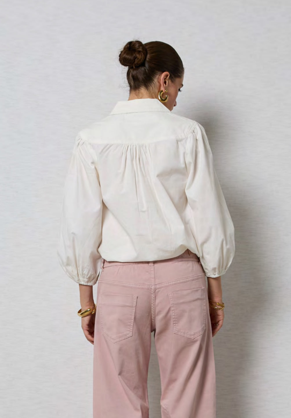 Dricoper | Marlowe Denim Shirt | Ivory
