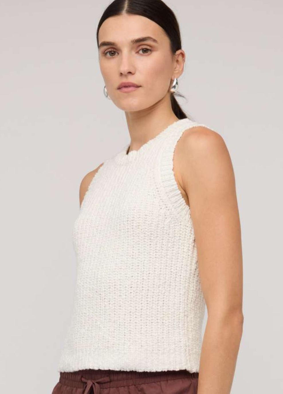 Staple The Label | Cove Knit Tank | White