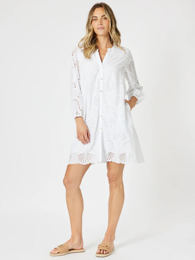 Shelley Lace Dress | By Hammock &amp; Vine | White