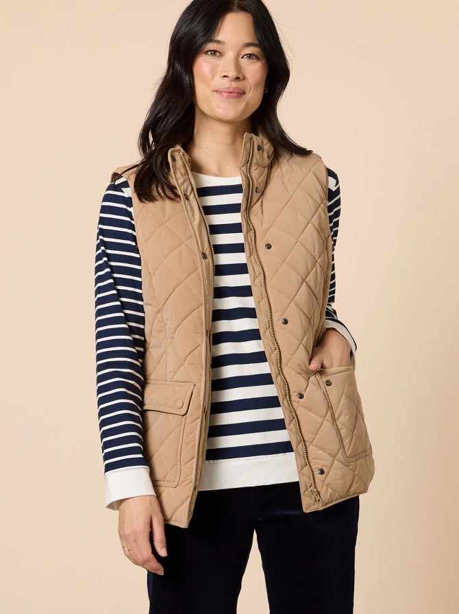Gordon Smith | Hampton Quilted Vest | Caramel