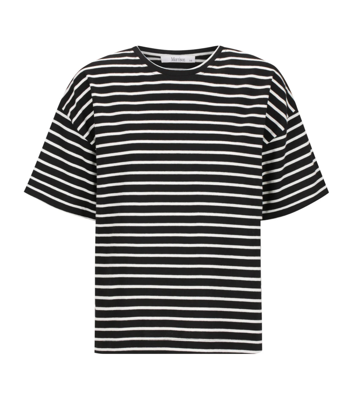 Morrison | Archie Stripe Tee | Black/White