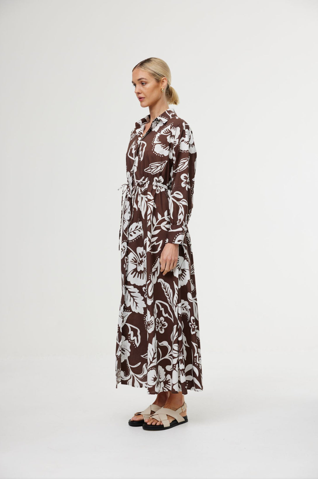 Kinney The Label | Isla Shirt Dress | Botany