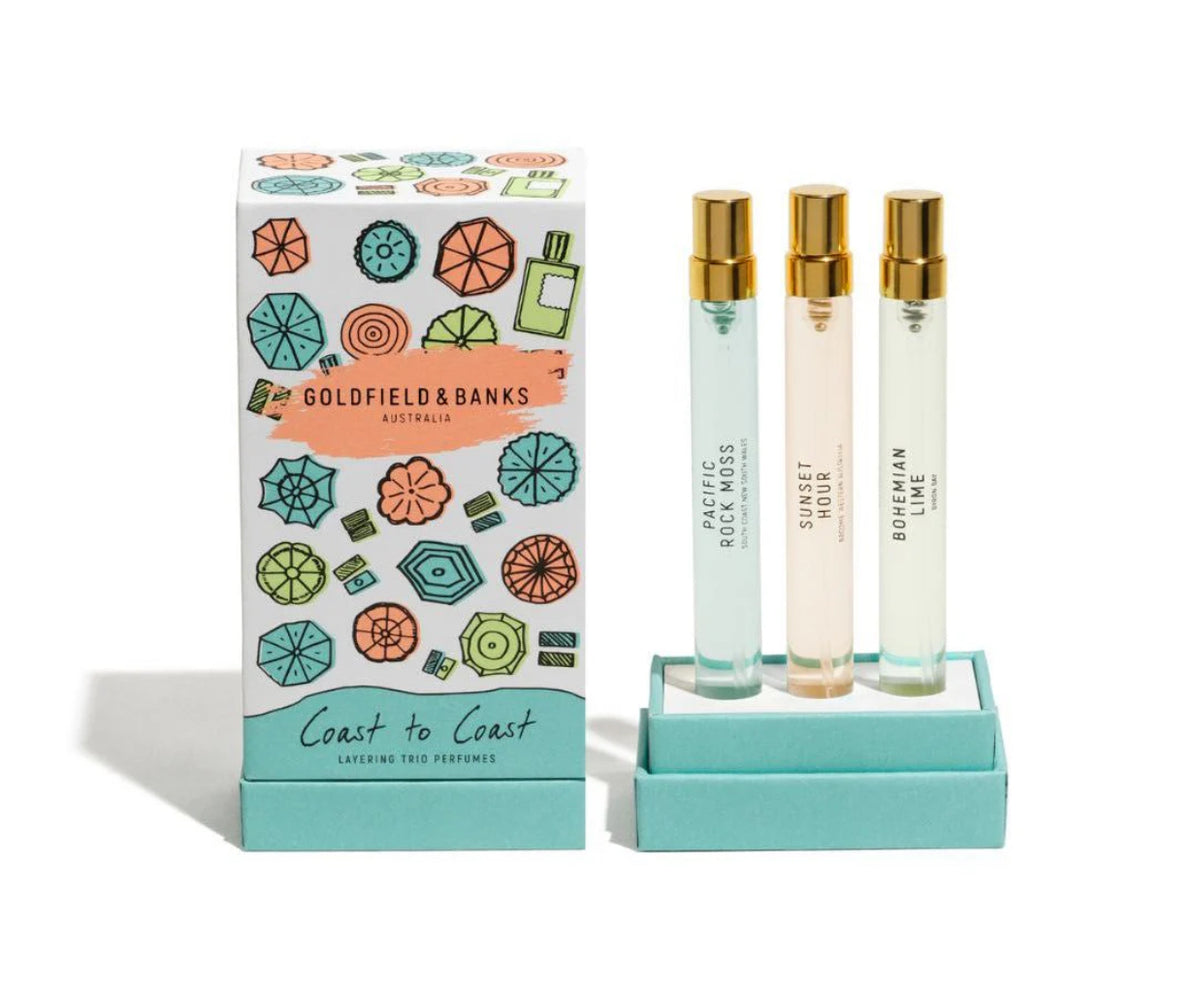 Goldfield & Banks | Coast To Coast Limited Edition Set | 3 x 10mL