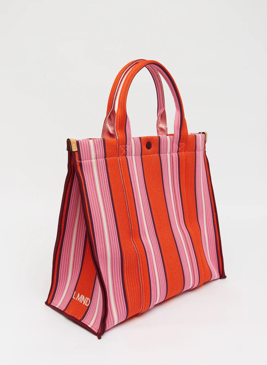 LMND | Rialto Large Tote | Mandarina/Plumeria/Fig Stripe