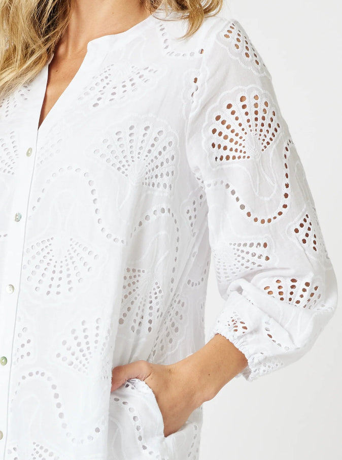 Shelley Lace Dress | By Hammock &amp; Vine | White