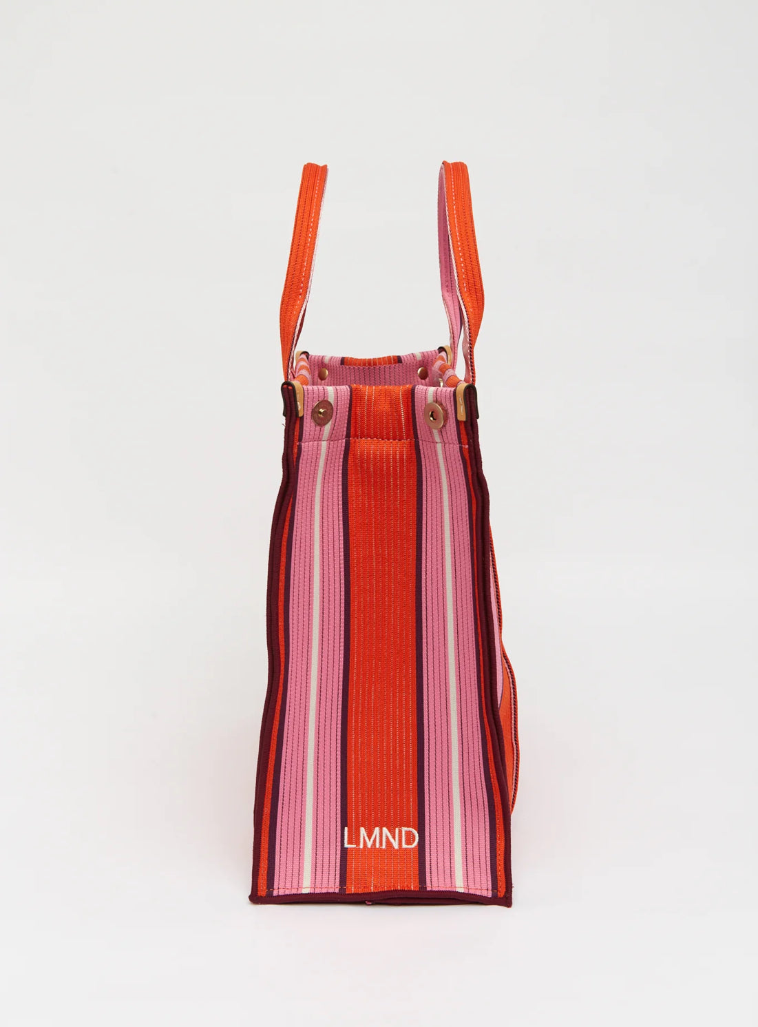 LMND | Rialto Large Tote | Mandarina/Plumeria/Fig Stripe