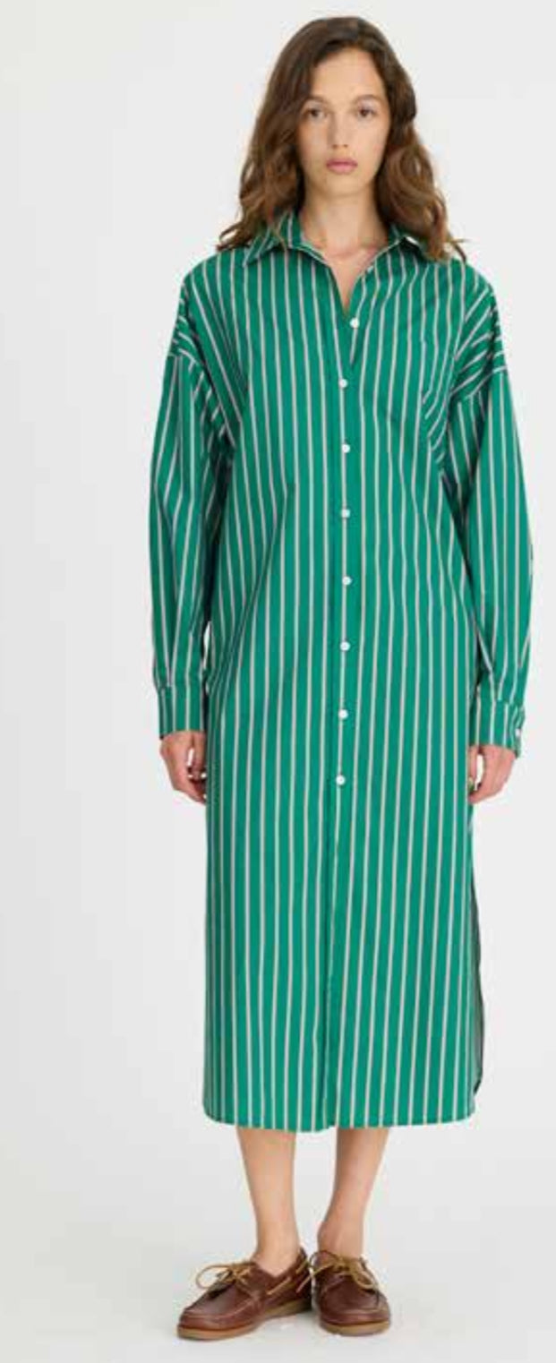 LMND | Chiara Maxi Dress | Verdant/Pink/Navy