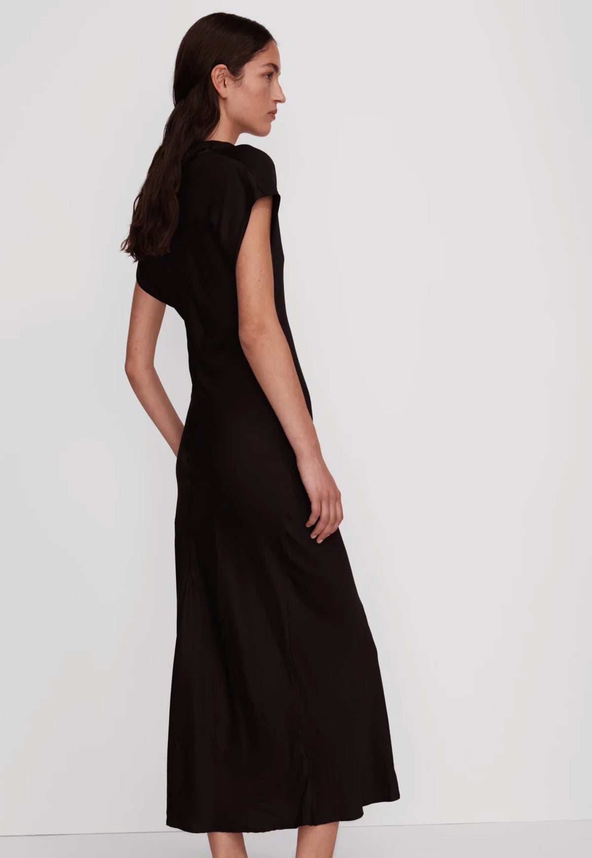 Scarlett Midi Dress - Black