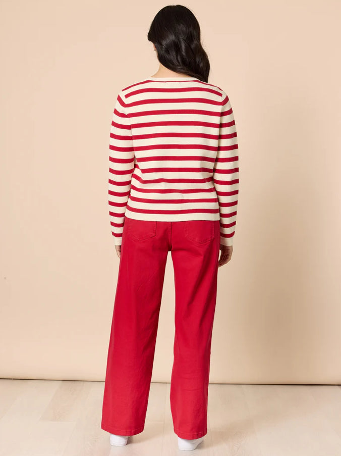 Gordon Smith | Capetown Cardigan | Red Ivory
