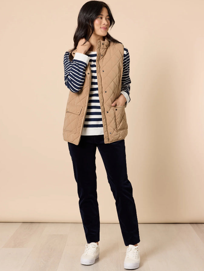 Gordon Smith | Hampton Quilted Vest | Caramel