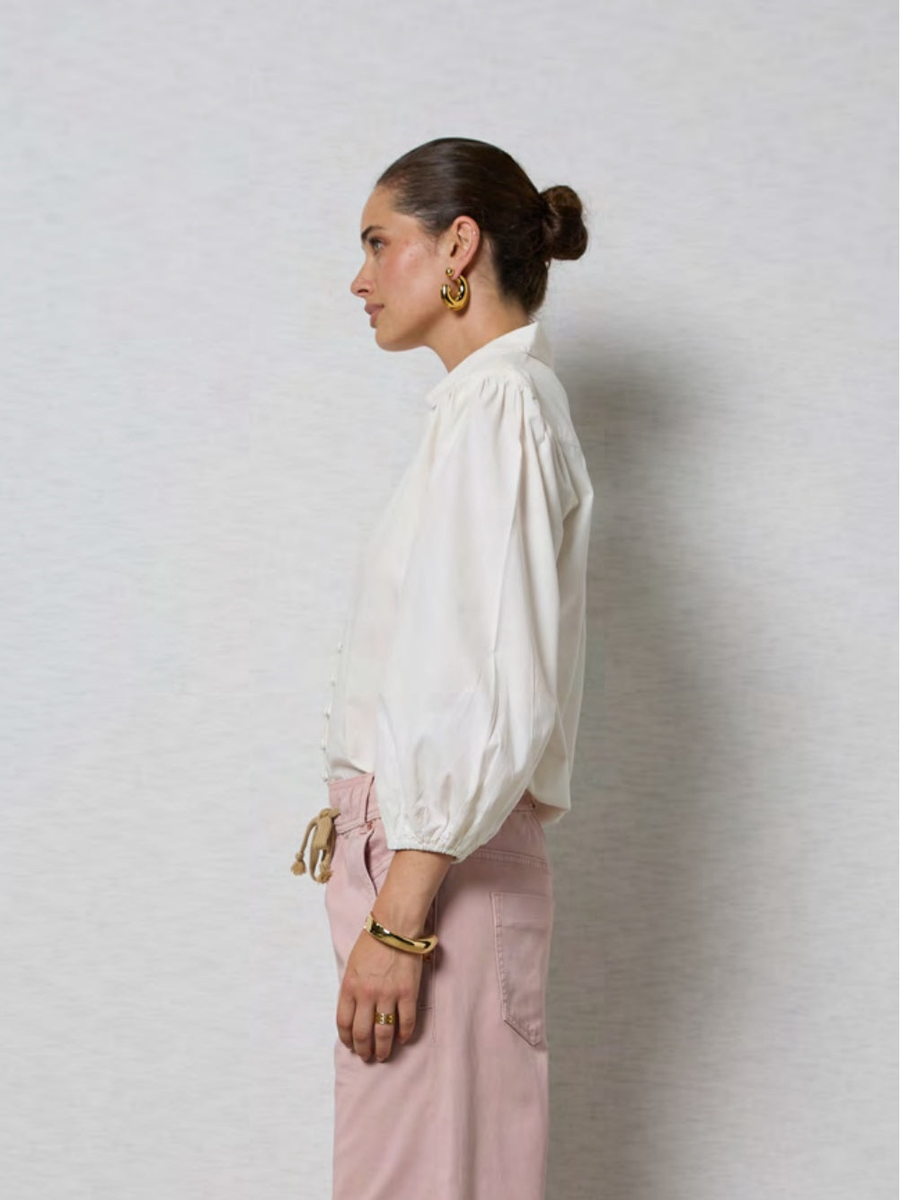 Dricoper | Marlowe Denim Shirt | Ivory