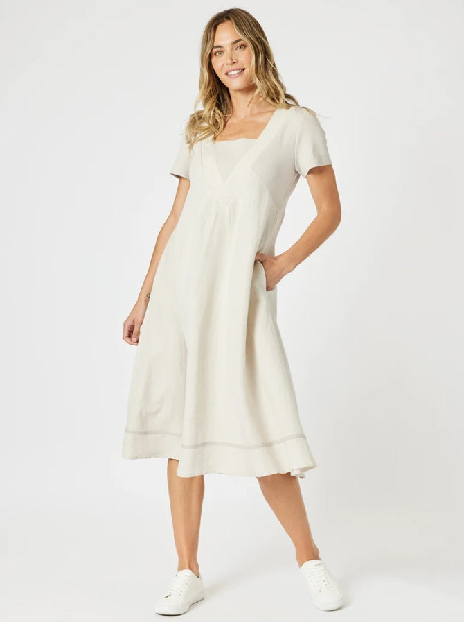 Gordon Smith | Lino Le Marais Dress | Natural