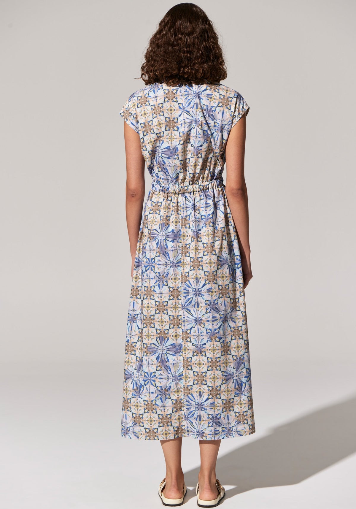 POL Clothing | Celeste Tie Belt Dress | Celeste Print