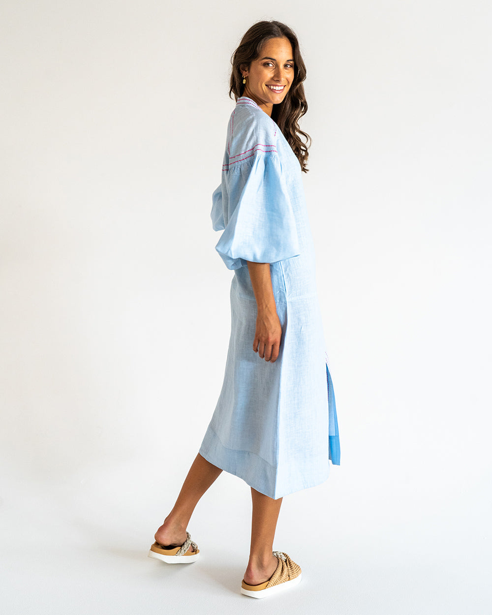 ELMS+KING Sale | Sardinia Dress | Sky