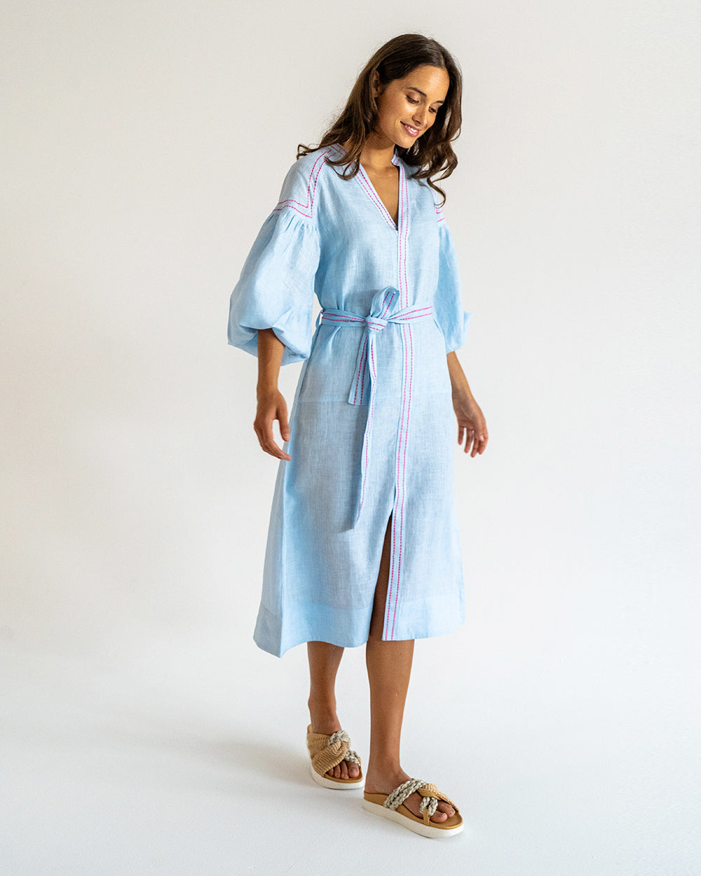 ELMS+KING Sale | Sardinia Dress | Sky