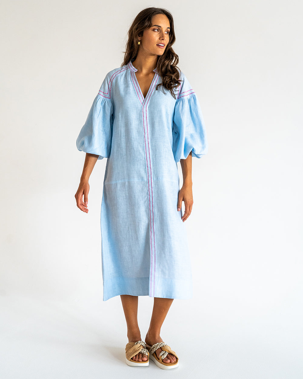 ELMS+KING Sale | Sardinia Dress | Sky