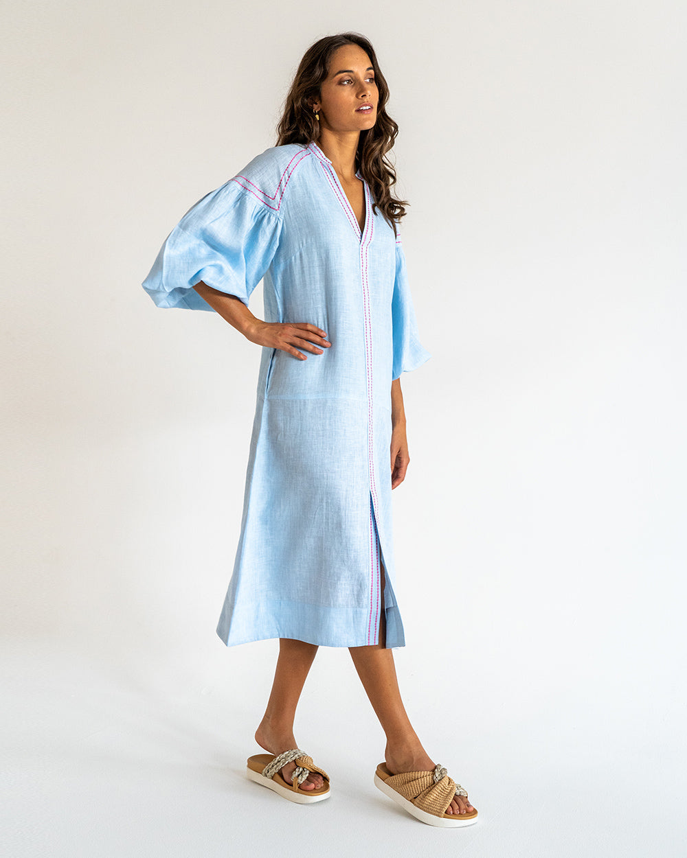 ELMS+KING Sale | Sardinia Dress | Sky