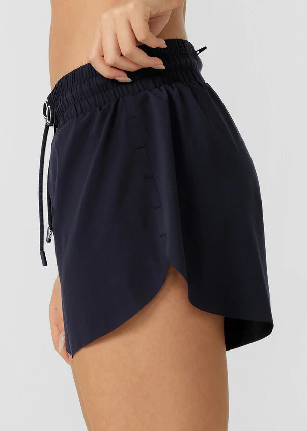 Lorna Jane Activewear | Track Star Run Shorts | Midnight Blue