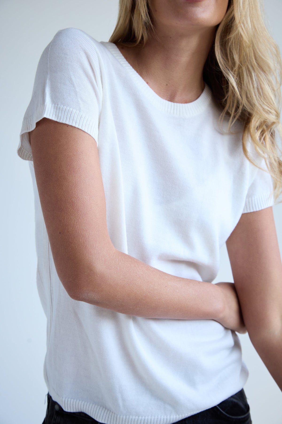 INTACT Merino | Uniform Tee Round Neck | White