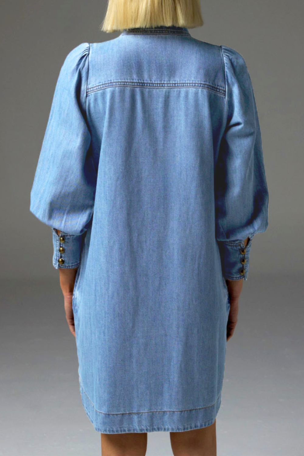 Zoe Kratzmann | Elocution Dress | Light Washed Denim