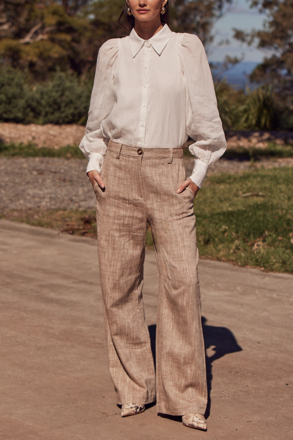 Zoe Kratzmann | Herald Pant | Caramel X-Dye