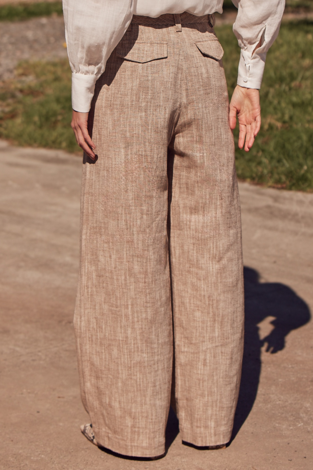 Zoe Kratzmann | Herald Pant | Caramel X-Dye