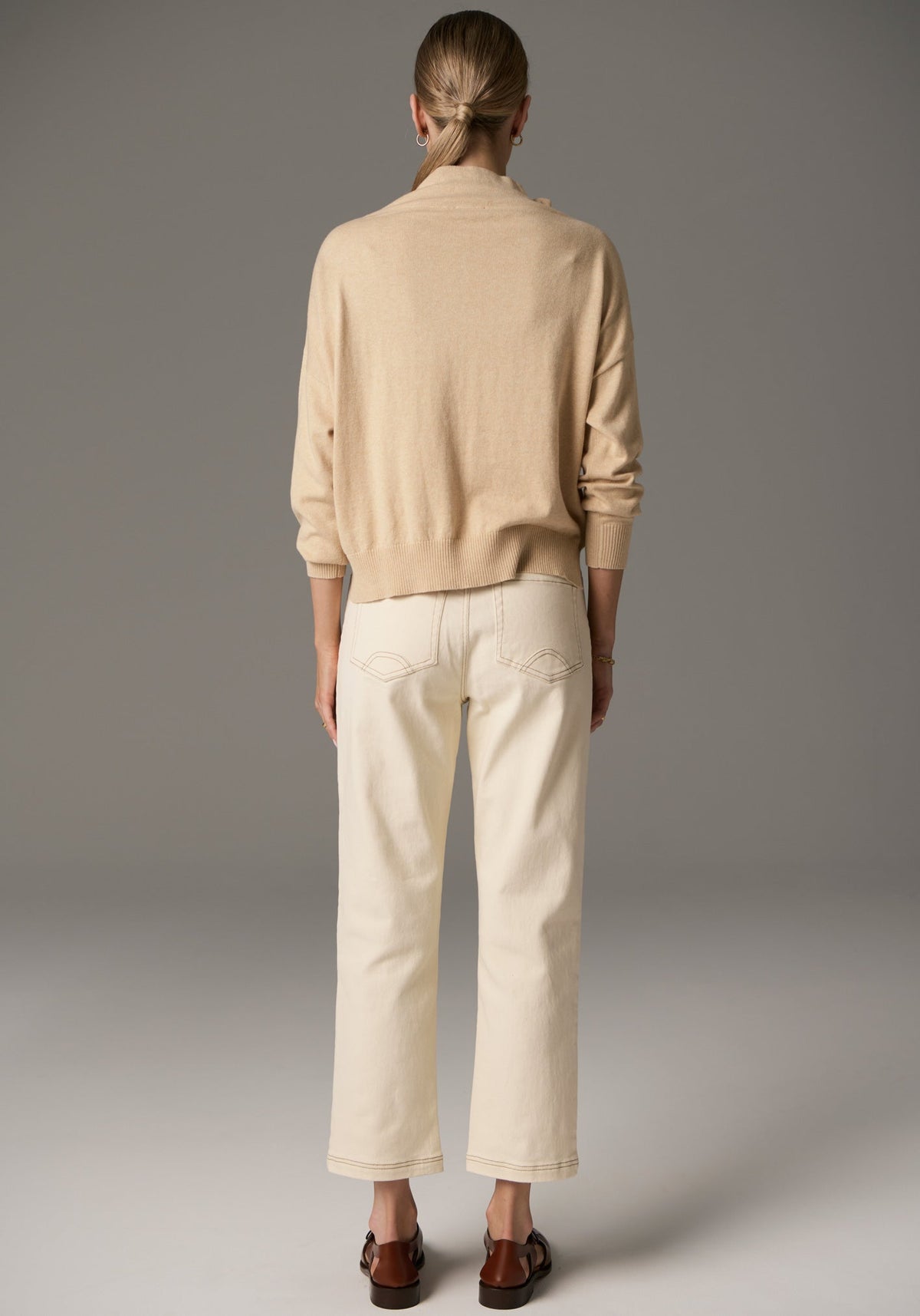 POL | Beech Drawcord Knit | Pebble