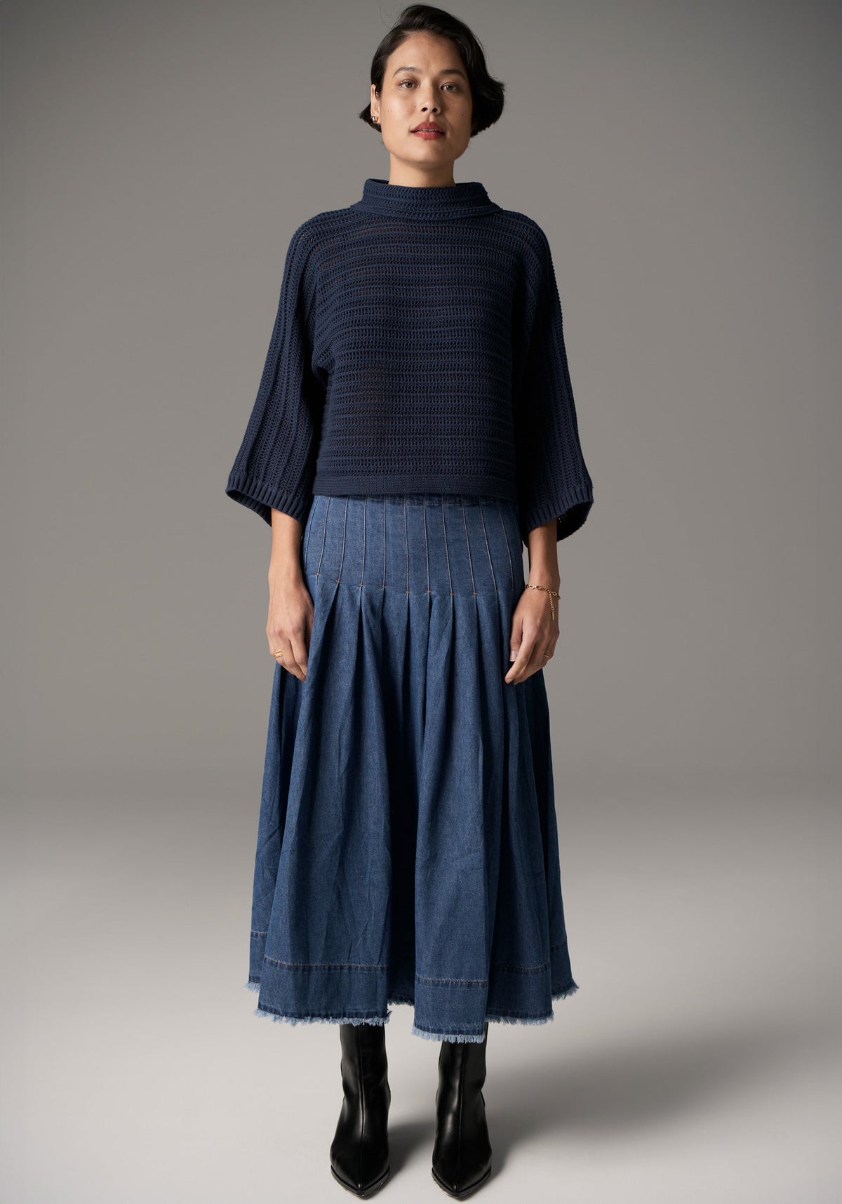 POL | Daily Boxy Knit | Slate