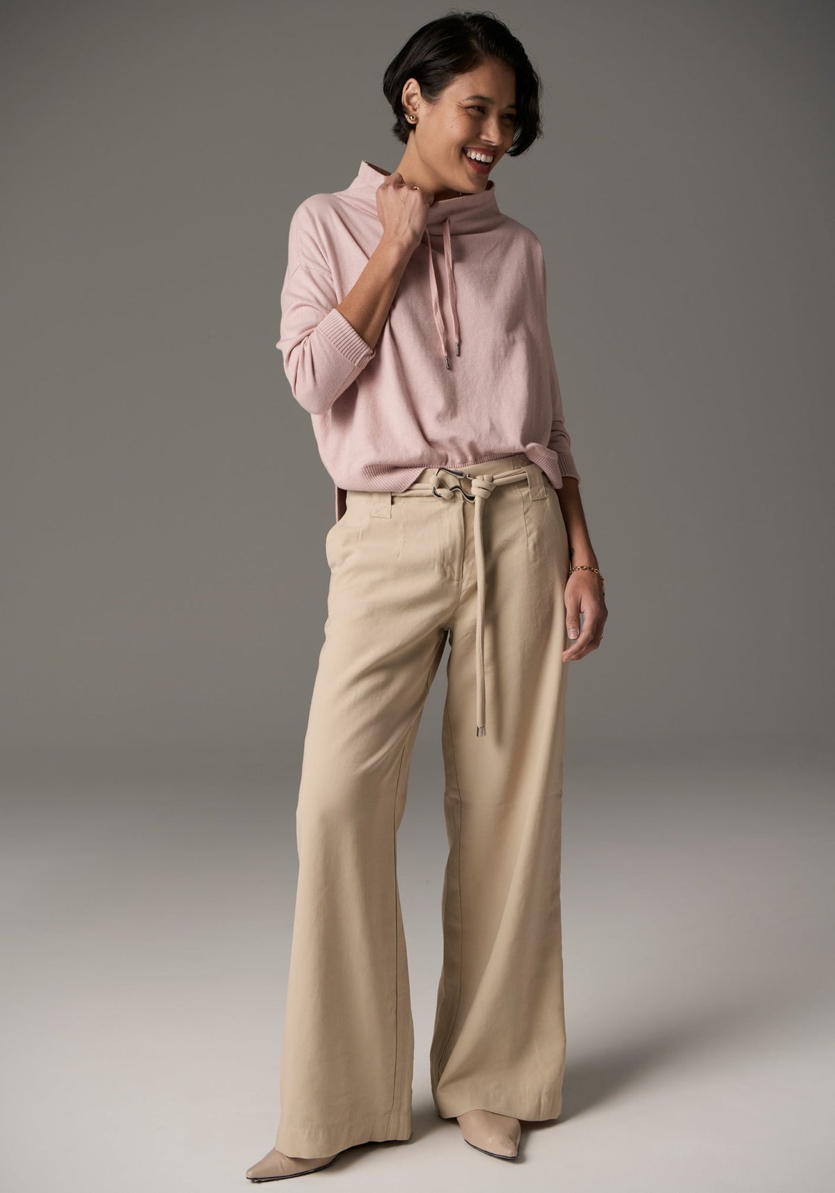 POL | Lou Belted Pant | Pebble