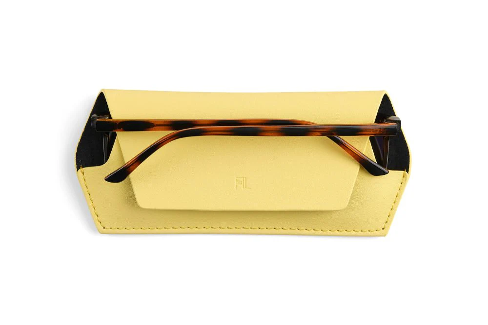 Fox And Leo | Glasses Case | Yellow