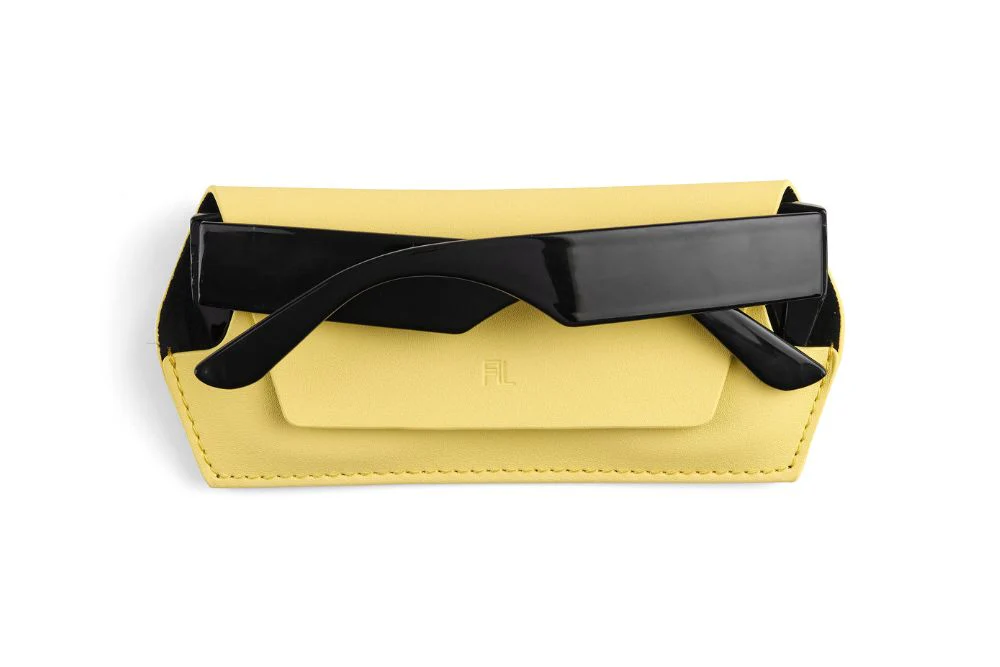 Fox And Leo | Glasses Case | Yellow