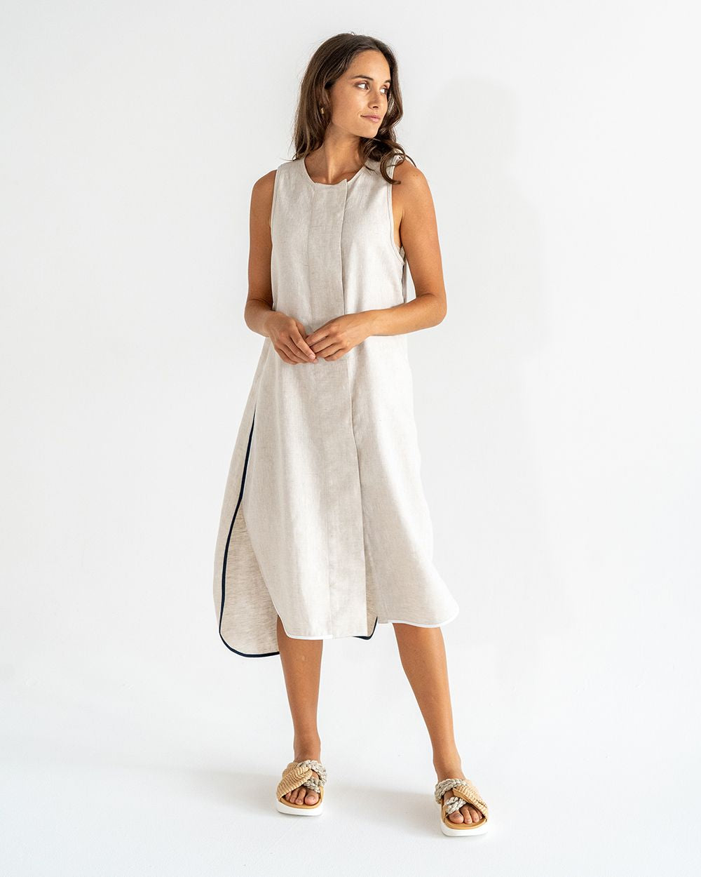 ELMS+KING | St Moritz Tank Dress | Natural