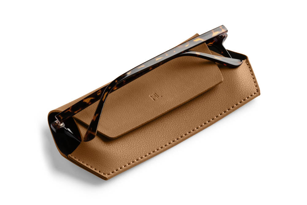 Fox And Leo | Glasses Case | Tan