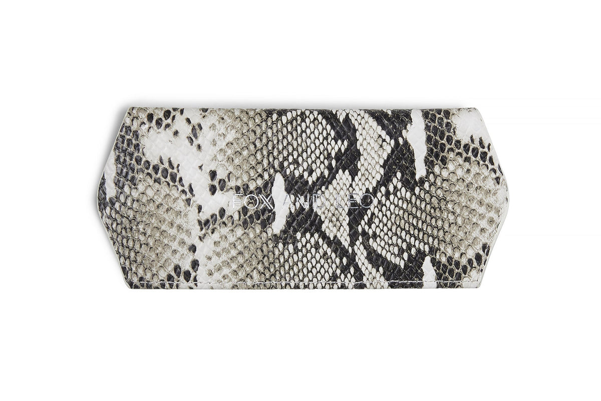 Fox And Leo | Glasses Case | Snake Print