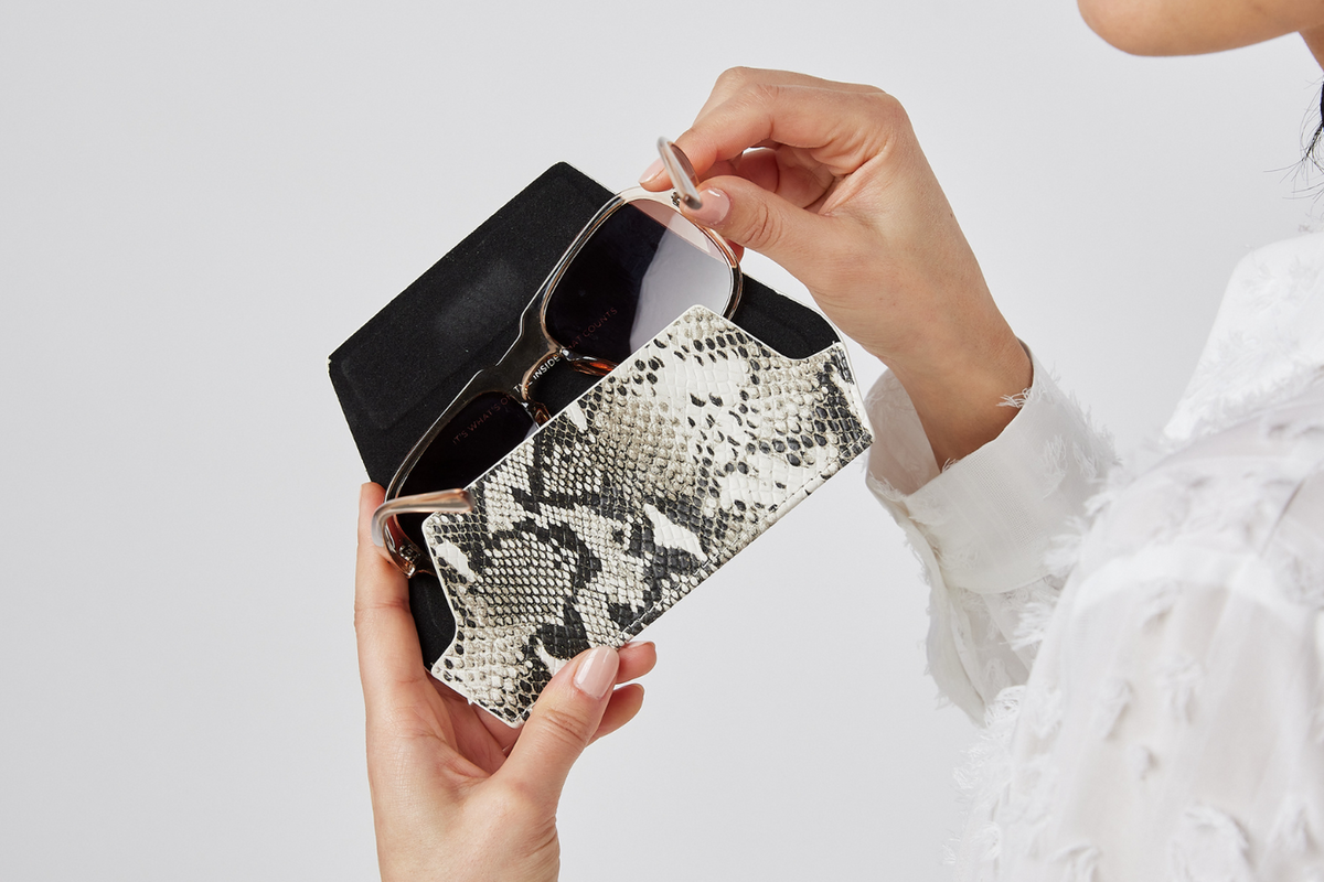 Fox And Leo | Glasses Case | Snake Print