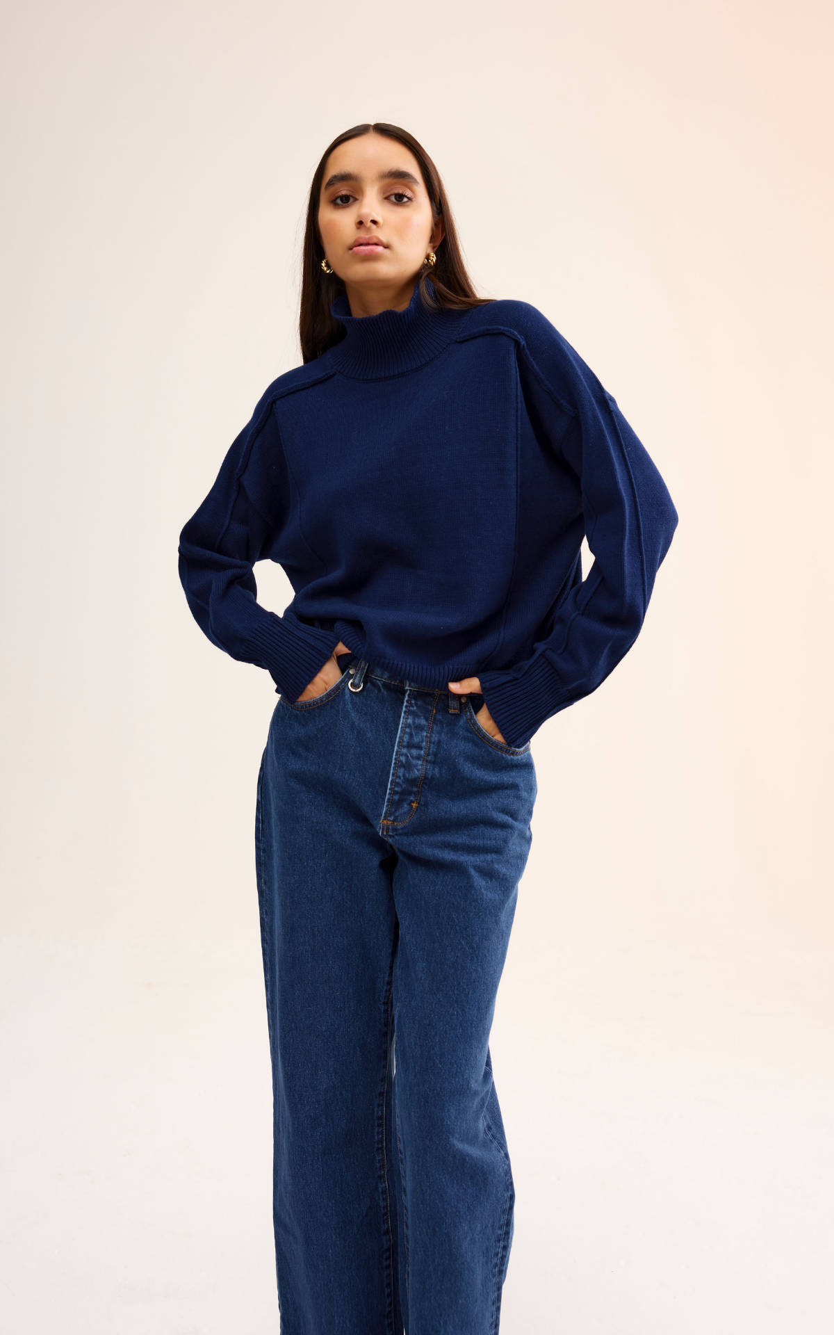 Kinney The Label | Mae Jumper | Navy